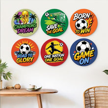 Load image into Gallery viewer, Mini Paint by Numbers Set - Discs Ø7.9" (6 pieces) - Game On