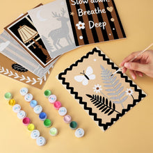 Load image into Gallery viewer, Mini Paint by Numbers Set 5.9"x7.9" (6 pieces) - Cozy Tales