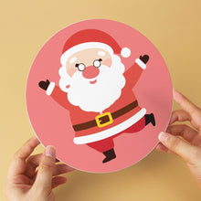 Load image into Gallery viewer, Mini Paint by Numbers Set - Discs Ø7.9" (6 pieces) - Christmas Character