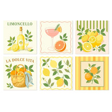 Load image into Gallery viewer, Mini Paint by Numbers Set 7.9"x7.9" (6 pieces) - Lemon Grove Figured'Art