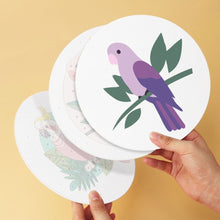Load image into Gallery viewer, Mini Paint by Numbers Set - Discs Ø7.9" (6 pieces) - Colorful Wings