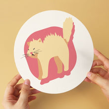 Load image into Gallery viewer, Mini Paint by Numbers Set - Discs Ø7.9" (6 pieces) - Cat Portrait