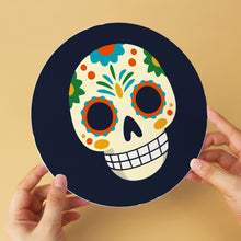 Load image into Gallery viewer, Mini Paint by Numbers Set - Discs Ø7.9" (6 pieces) - Día de los Muertos