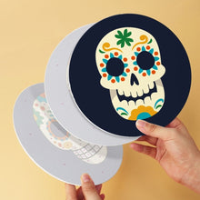 Load image into Gallery viewer, Mini Paint by Numbers Set - Discs Ø7.9" (6 pieces) - Día de los Muertos
