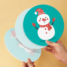 Load image into Gallery viewer, Mini Paint by Numbers Set - Discs Ø7.9" (6 pieces) - Turquoise Holiday Set 1
