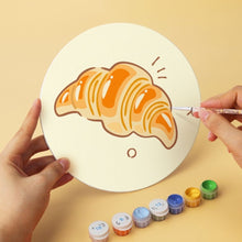 Load image into Gallery viewer, Mini Paint by Numbers Set - Discs Ø7.9" (6 pieces) - Fresh from the Oven