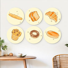 Load image into Gallery viewer, Mini Paint by Numbers Set - Discs Ø7.9" (6 pieces) - Fresh from the Oven