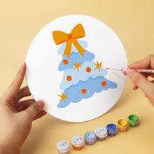 Load image into Gallery viewer, Mini Paint by Numbers Set - Discs Ø7.9" (6 pieces) - Refined Christmas Icons