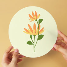Load image into Gallery viewer, Mini Paint by Numbers Set - Discs Ø7.9" (6 pieces) - Gentle Petal