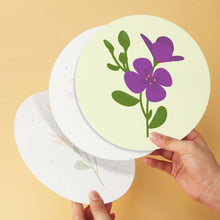 Load image into Gallery viewer, Mini Paint by Numbers Set - Discs Ø7.9" (6 pieces) - Gentle Petal
