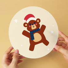 Load image into Gallery viewer, Mini Paint by Numbers Set - Discs Ø7.9" (6 pieces) - Vintage Christmas Toy