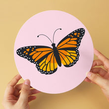 Load image into Gallery viewer, Mini Paint by Numbers Set - Discs Ø7.9" (6 pieces) - Butterflies