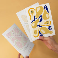 Load image into Gallery viewer, Mini Paint by Numbers Set 5.9"x7.9" (6 pieces) - Fruity Prints