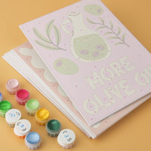 Load image into Gallery viewer, Mini Paint by Numbers Set 5.9"x7.9" (6 pieces) - Seaside Delights