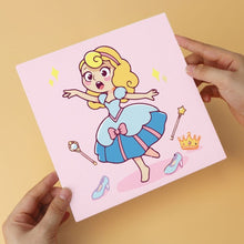 Load image into Gallery viewer, Mini Paint by Numbers Set 7.9"x7.9" (6 pieces) - Fairytale Moments