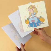 Load image into Gallery viewer, Mini Paint by Numbers Set 7.9"x7.9" (6 pieces) - Fairytale Moments