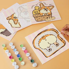 Load image into Gallery viewer, Mini Paint by Numbers Set 7.9"x7.9" (6 pieces) - Corgi Life
