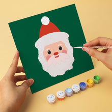 Load image into Gallery viewer, Mini Paint by Numbers Set 7.9"x7.9" (6 pieces) - Christmas Portraits