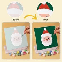 Load image into Gallery viewer, Mini Paint by Numbers Set 7.9"x7.9" (6 pieces) - Christmas Portraits