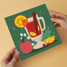 Load image into Gallery viewer, Mini Paint by Numbers Set 7.9"x7.9" (6 pieces) - Spiced Winter Sips