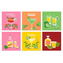 Load image into Gallery viewer, Mini Paint by Numbers Set 7.9"x7.9" (6 pieces) - Mixed and Vivid Figured'Art