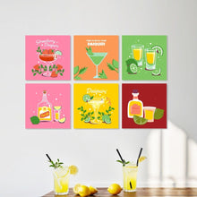 Load image into Gallery viewer, Mini Paint by Numbers Set 7.9"x7.9" (6 pieces) - Mixed and Vivid