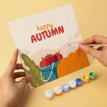 Load image into Gallery viewer, Mini Paint by Numbers Set 7.9"x7.9" (6 pieces) - Autumn Notes