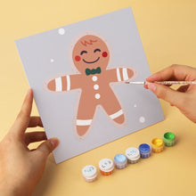 Load image into Gallery viewer, Mini Paint by Numbers Set 7.9"x7.9" (6 pieces) - Classic Xmas Set