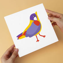 Load image into Gallery viewer, Mini Paint by Numbers Set 7.9"x7.9" (6 pieces) - Tropical Birds