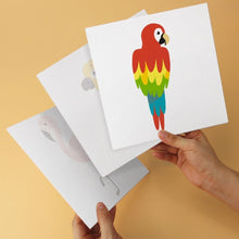 Load image into Gallery viewer, Mini Paint by Numbers Set 7.9"x7.9" (6 pieces) - Tropical Birds