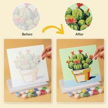 Load image into Gallery viewer, Mini Paint by Numbers Set 7.9"x7.9" (6 pieces) - Prickly and Pretty