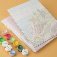 Load image into Gallery viewer, Mini Paint by Numbers Set 5.9"x7.9" (6 pieces) - Nature's Palette
