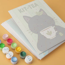 Load image into Gallery viewer, Mini Paint by Numbers Set 5.9"x7.9" (6 pieces) - Meowgic