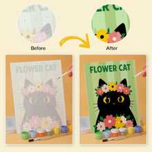 Load image into Gallery viewer, Mini Paint by Numbers Set 5.9"x7.9" (6 pieces) - Cute and Curious