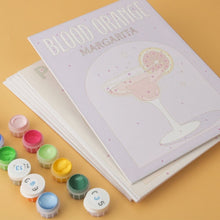 Load image into Gallery viewer, Mini Paint by Numbers Set 5.9"x7.9" (6 pieces) - Cocktail Hour