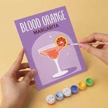 Load image into Gallery viewer, Mini Paint by Numbers Set 5.9"x7.9" (6 pieces) - Cocktail Hour