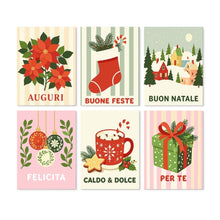 Load image into Gallery viewer, Mini Paint by Numbers Set 5.9"x7.9" (6 pieces) - Warm Wishes Collection Figured'Art