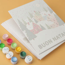 Load image into Gallery viewer, Mini Paint by Numbers Set 5.9"x7.9" (6 pieces) - Warm Wishes Collection