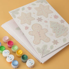 Load image into Gallery viewer, Mini Paint by Numbers Set 5.9"x7.9" (6 pieces) - Christmas Details