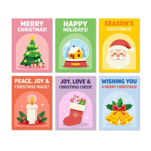 Load image into Gallery viewer, Mini Paint by Numbers Set 5.9"x7.9" (6 pieces) - Christmas Cheer 1 Figured'Art