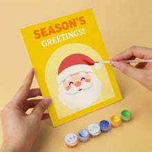 Load image into Gallery viewer, Mini Paint by Numbers Set 5.9"x7.9" (6 pieces) - Christmas Cheer 1