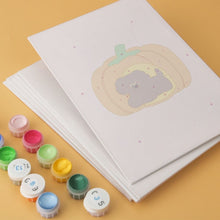 Load image into Gallery viewer, Mini Paint by Numbers Set 5.9"x7.9" (6 pieces) - Fluffy Friends