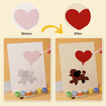 Load image into Gallery viewer, Mini Paint by Numbers Set 5.9"x7.9" (6 pieces) - Fluffy Friends