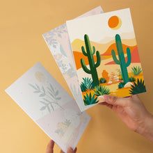 Load image into Gallery viewer, Mini Paint by Numbers Set 5.9"x7.9" (6 pieces) - Warm Sands