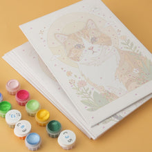 Load image into Gallery viewer, Mini Paint by Numbers Set 5.9"x7.9" (6 pieces) - Animal Portraits
