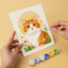 Load image into Gallery viewer, Mini Paint by Numbers Set 5.9"x7.9" (6 pieces) - Animal Portraits
