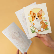 Load image into Gallery viewer, Mini Paint by Numbers Set 5.9"x7.9" (6 pieces) - Animal Portraits