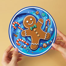 Load image into Gallery viewer, Mini Paint by Numbers Set - Discs Ø7.9" (6 pieces) - Winter Wonders