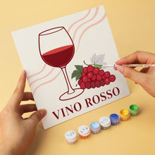 Load image into Gallery viewer, Mini Paint by Numbers Set 7.9"x7.9" (6 pieces) - La Vie en Rose