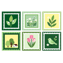 Load image into Gallery viewer, Mini Paint by Numbers Set 7.9"x7.9" (6 pieces) - Nature Stamp Collection Figured'Art